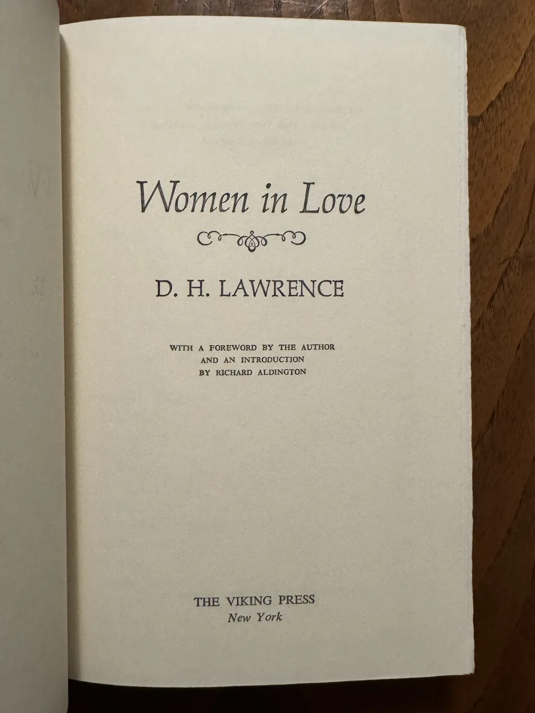 Women in Love — Front Cover