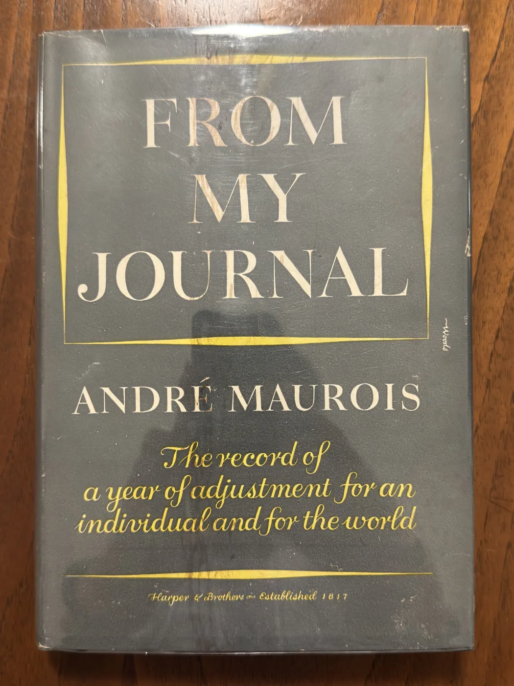 From My Journal — Front Cover