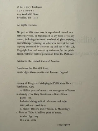 Copyright Page