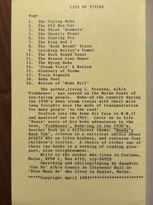 List Of Titles