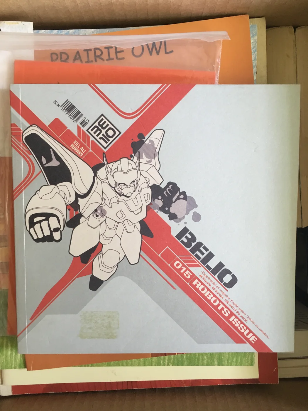 Belio Magazine, Issue 015: Robots — Front Cover
