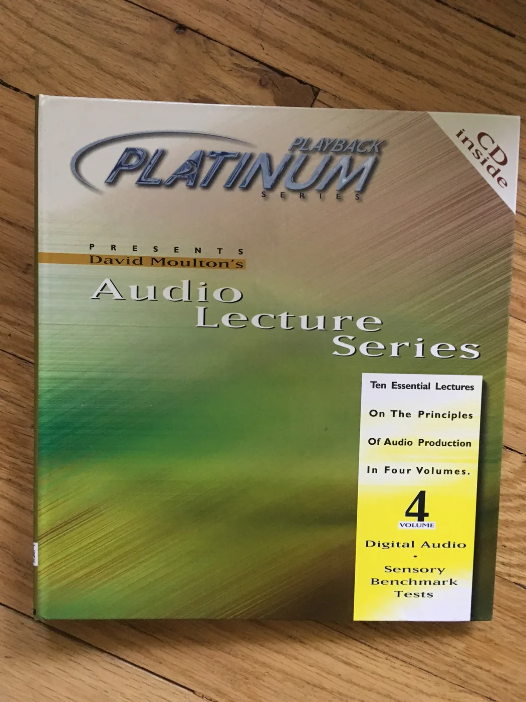 David Moulton's Audio Lecture Series, Volume 4: Digital Audio / Sensory Benchmark Tests — Front Cover